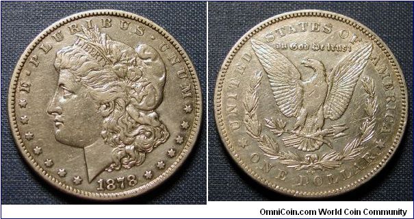 1878-CC Morgan Dollar