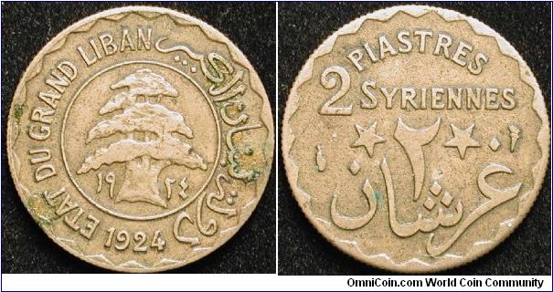 2 Piastres
(Syriennes)
Aluminium bronze