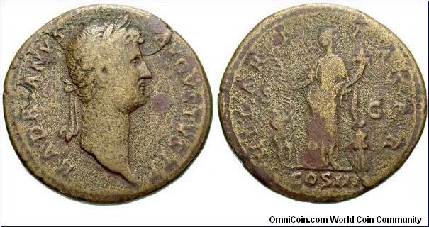 Hadrian sestertius