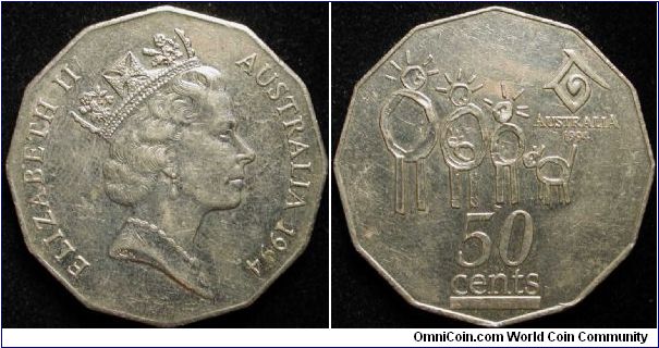 50 Cents
Cu-Ni