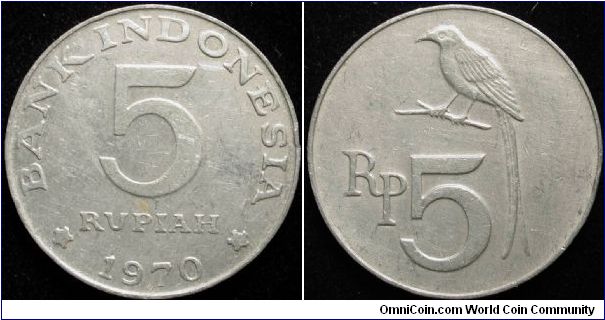 5 Rupiah
Aluminium