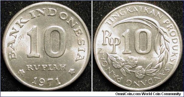 10 Rupiah
Cu-Ni
F.A.O. issue