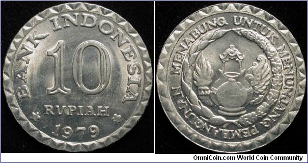 10 Rupiah
Aluminium
F.A.O. issue