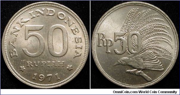 50 Rupiah
Cu-Ni