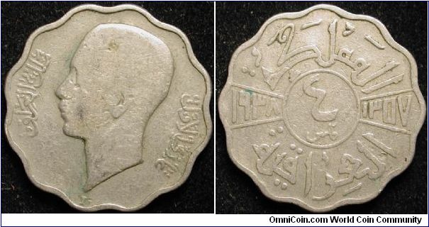 4 Fils
Nickel
AH 1357