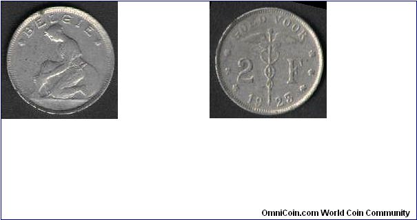 2 FRANC Issued 1923