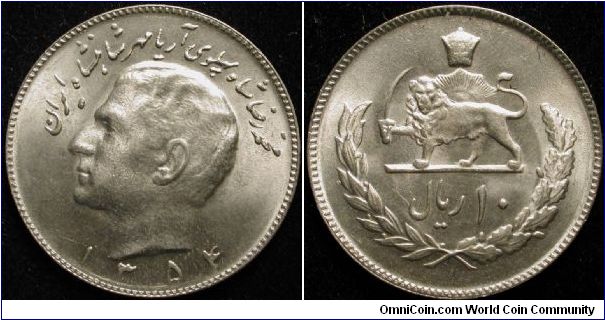10 Rials
Cu-Ni
SH 1354