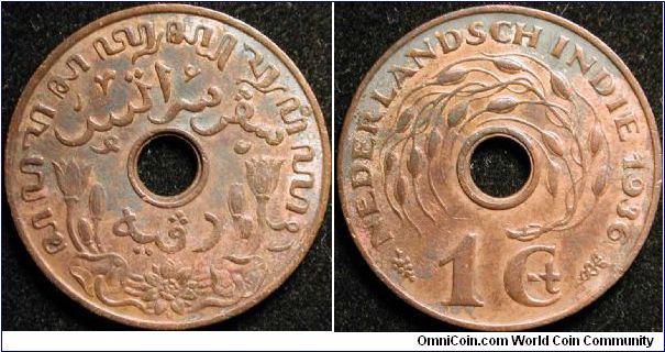 1 Cent
Bronze
Ned. Indie