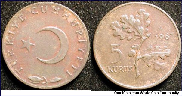 5 Kurus
Bronze