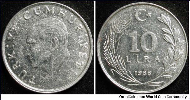 10 Lira
Aluminium