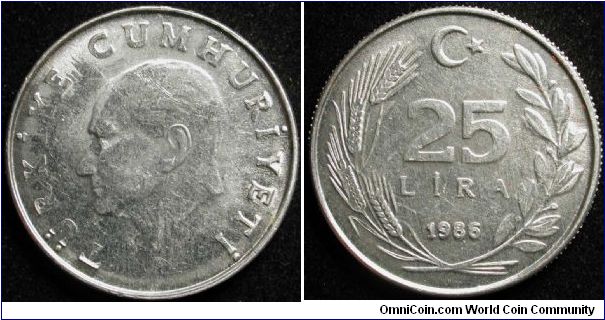 25 Lira
Aluminium