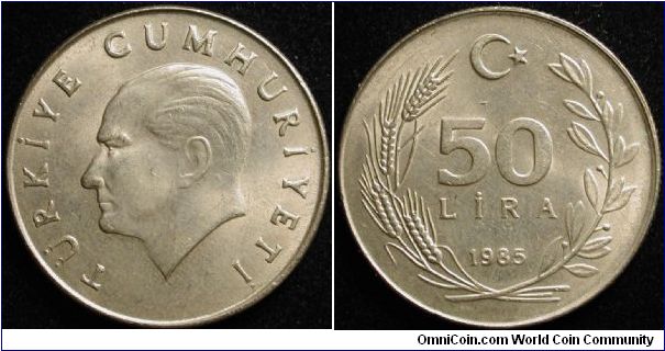 50 Lira
Cu-Ni-Zn