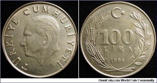 100 Lira
Cu-Ni-Zn