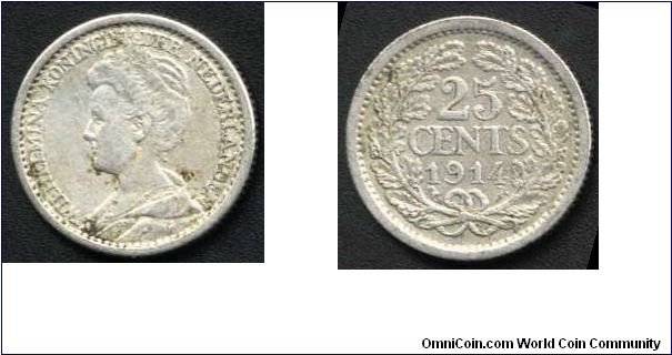 25 CENTs ISSUED IN WILLIMINA QUEEN