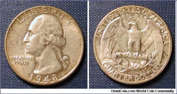 1948 Washington Quarter