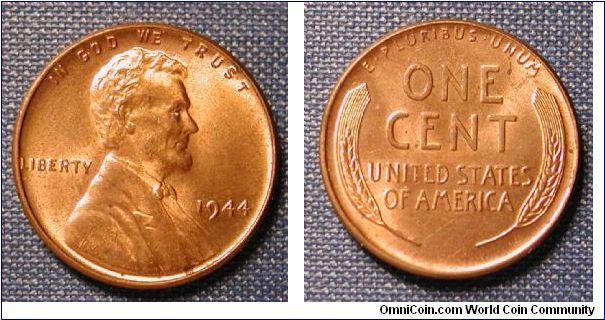1944 Lincoln Wheat Cent