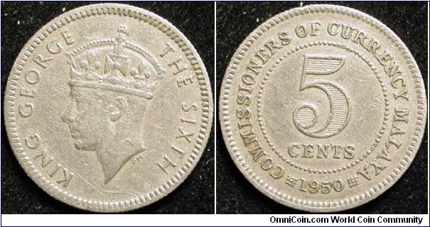 5 Cents
Cu-Ni
Malaya