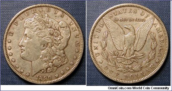 1890 Morgan Dollar