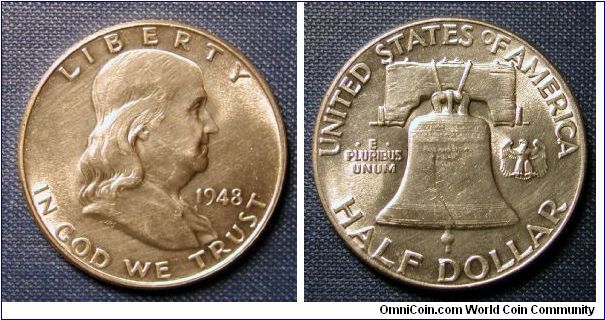 1948 Franklin Half Dollar