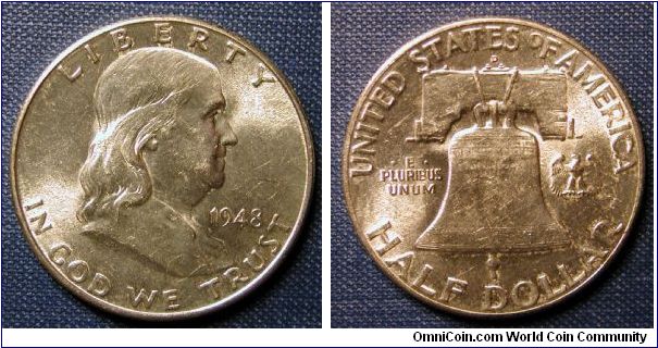 1948 Franklin Half Dollar