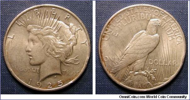 1925 Peace Dollar