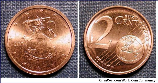 2004 Finland 2 Euro Cent