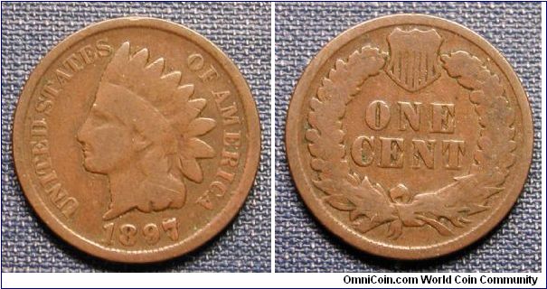 1897 Indian Head Cent