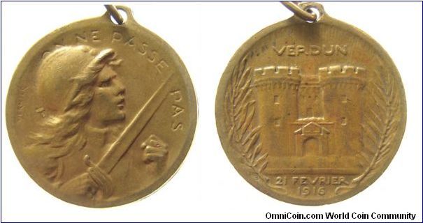 Verdun medal (unofficial) original Vernier design