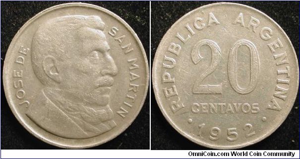 20 Centavos
Cu-Ni
AV