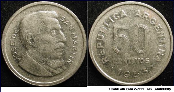 50 Centavos
Nickel clad steel