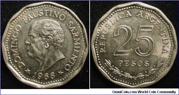 25 Pesos
Nickel clad steel