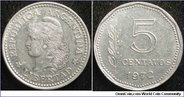 5 Centavos
Aluminium