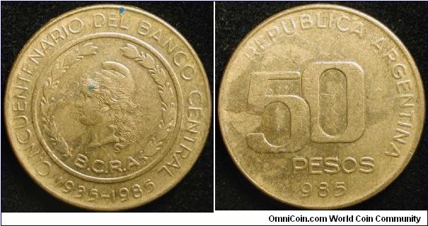 50 Pesos
Aluminium bronze