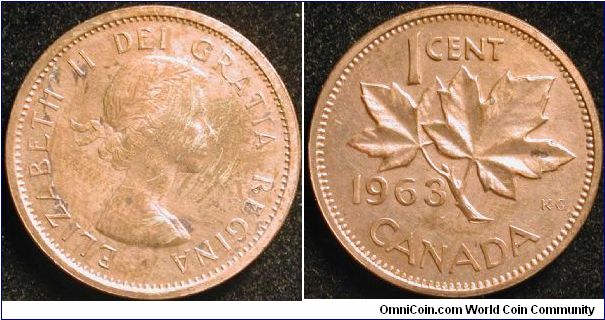 1 Cent 
Bronze
Elisabeth II