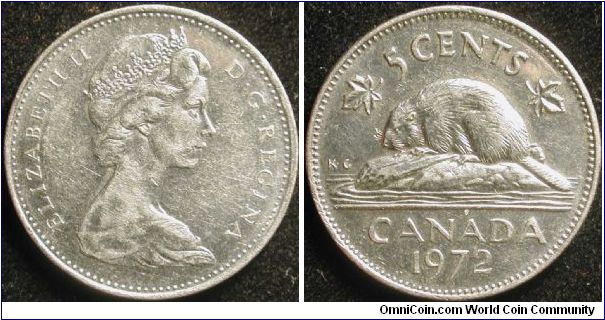 5 Cents
Nickel
Elizabeth II