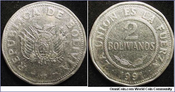 2 Bolivianos