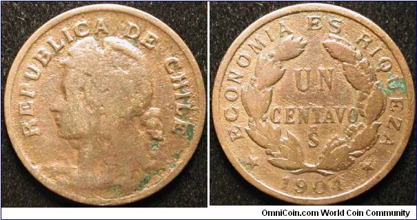 1 Centavo
Copper