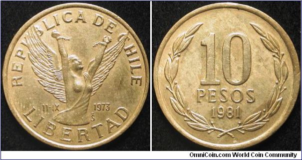 10 Pesos
Nickel brass