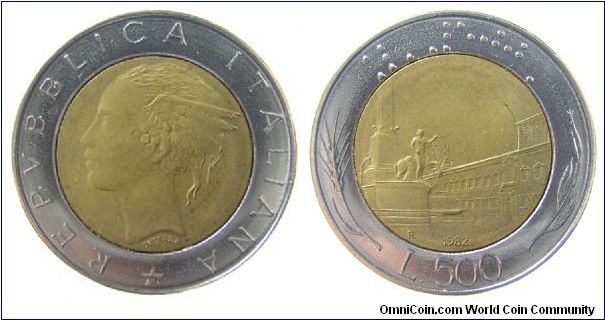 1982 500 Lire
KM #111