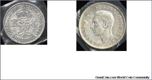 Two Shilling Issued 1942
