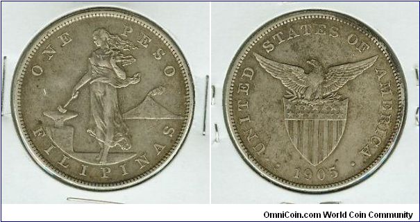 Another semi-key.This coin has more than double the mintage numbers of the 1903, and is MUCH harder to find! I am still trying to find out why??? FACT: Because the Philippines was/is a very poor country, VERY FEW people collected or saved these coins. FACT: The EXPERTS are saying that these coins are THE most UNDERVALUED in the entire hobby!!