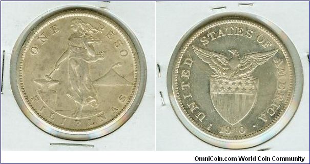 This is a semi-key in the One Peso series with a mintage of just over 3M. How many survived in this condition? This is a $30. Book value coin in Ef, with a graded population of LESS than 40 coins! Compared to a Barber Half dollar of the same year, with a mintage of 2.4M, and a graded population of over 1000 coins, AND only 10 to 15% of the value, and i'd say this is pretty darn cheap! EF+ Several available.