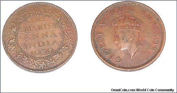 Quarter Anna. George VI.