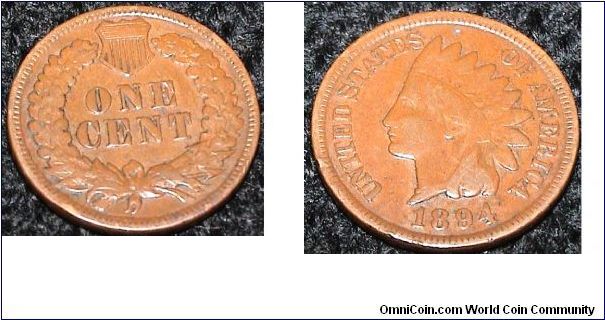 1 Cent. Red Indian 