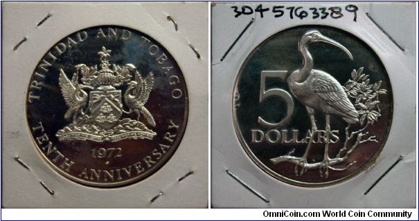 Silver 5 dollar proof