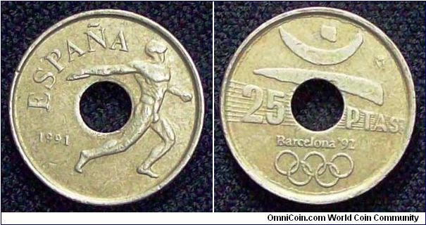 25 Ptas Commemorative - '92 Barcelona Olympic Games