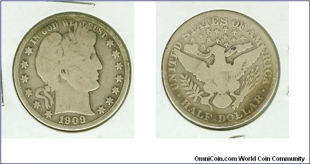 1909 Barber Quarter. Love this design!