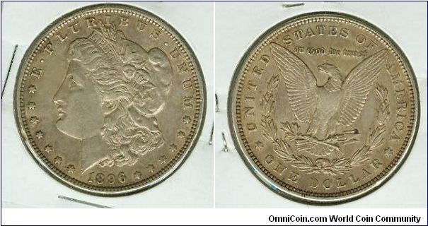A nice 1896 Morgan Silver Dollar