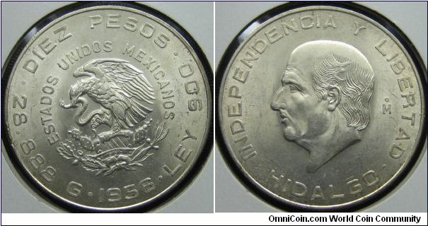 10 pesos 0.900 silver