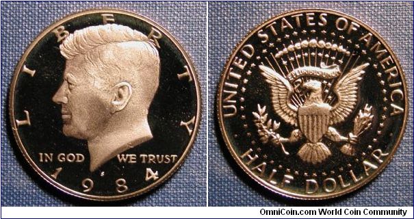 1984-S Kennedy Half Dollar Proof